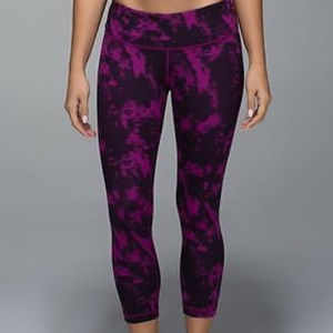 Lululemon Purple Space Wunder Under Crops!